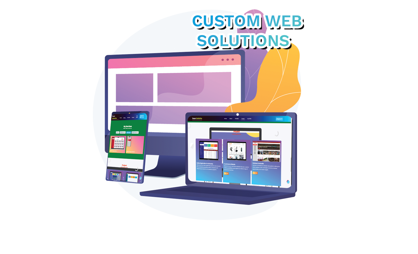 custom web solutions image