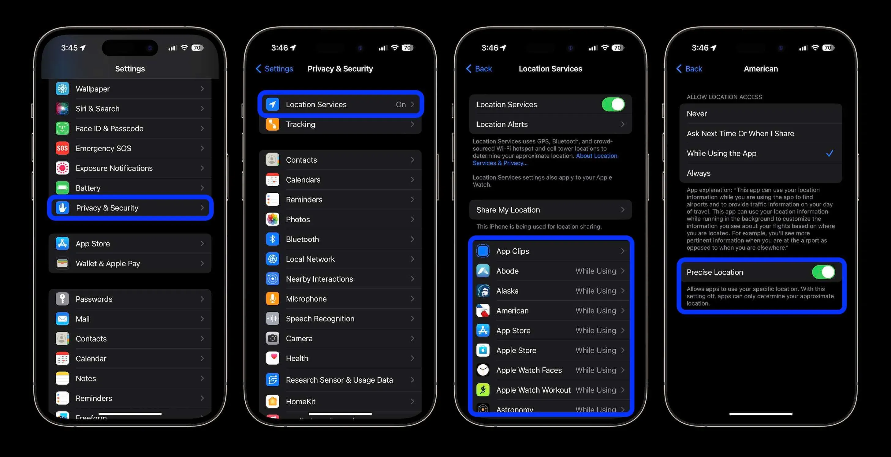 Turn off Precise iPhone Location Tracking 1