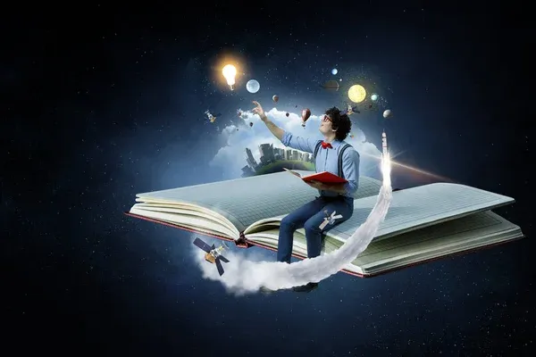 Depositphotos 655903640 Stock Photo Reading Books Concept Mixed Media