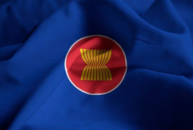 Ruffled Association Southeast Asian Nations Flag 6724 123