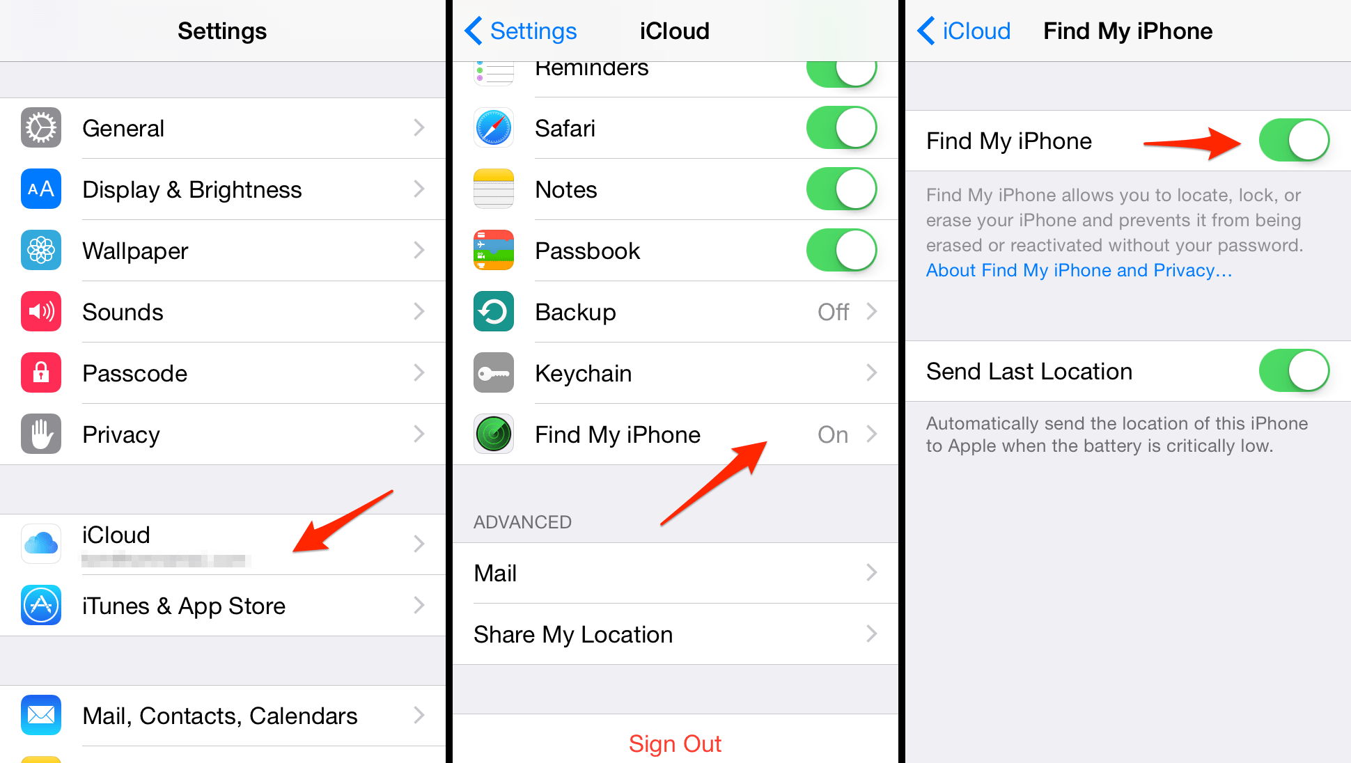 How to Enable Find My I Phone (1)