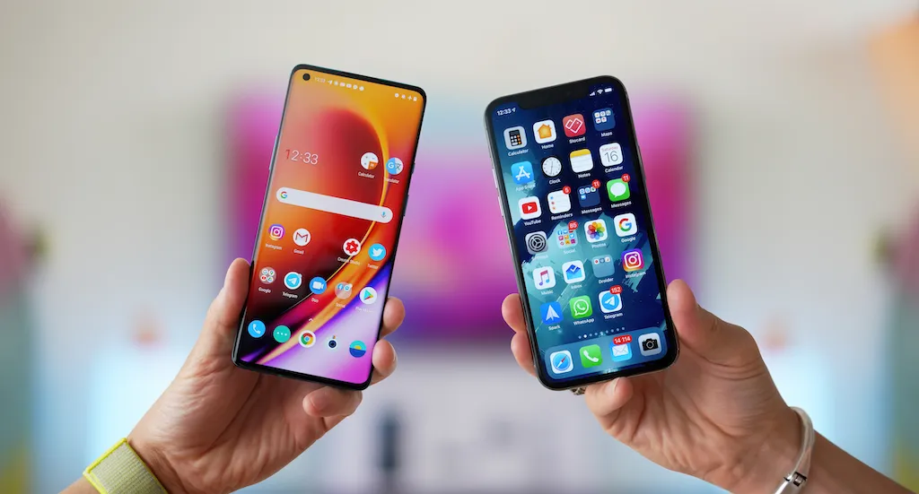 iOS Vs Android Firmenhandy