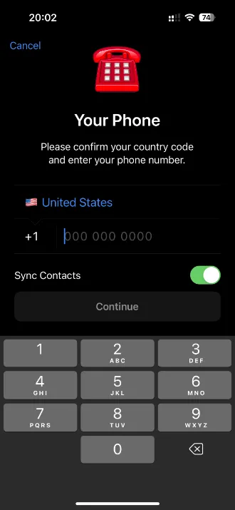 Screen  Code Telegram En