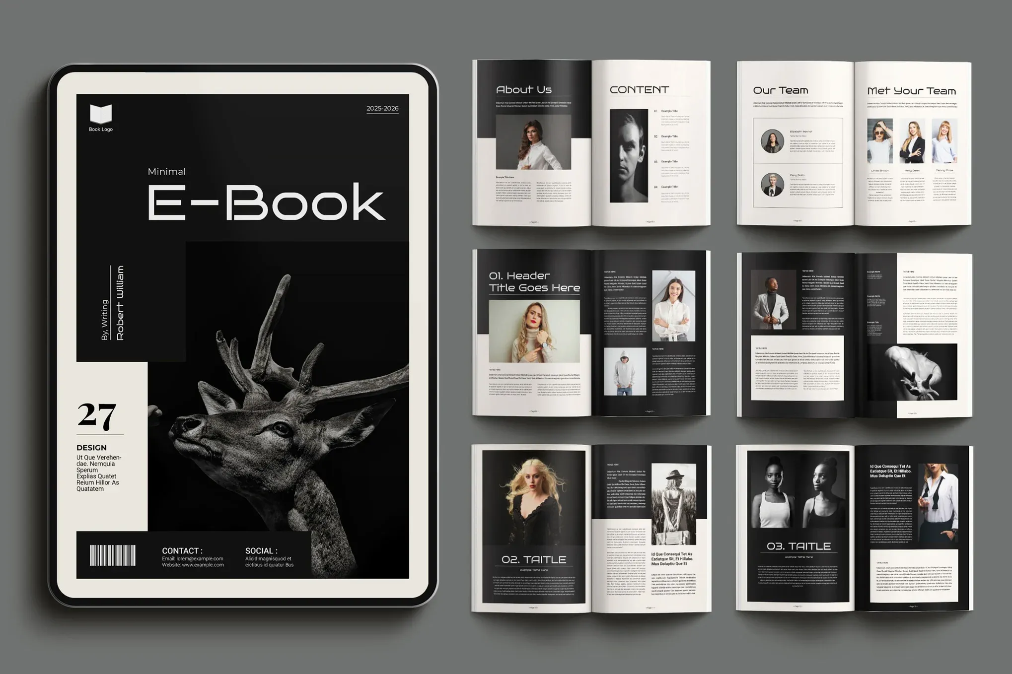Bold Minimal Ebook Template 269 1