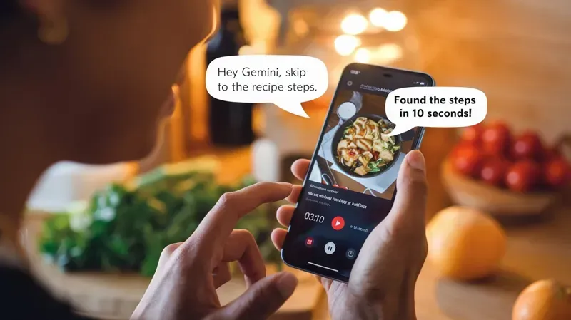 Cooking With Gemini Skipping to the Recipe Steps