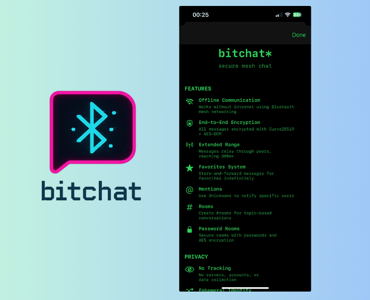 Bitchat Logo Demo