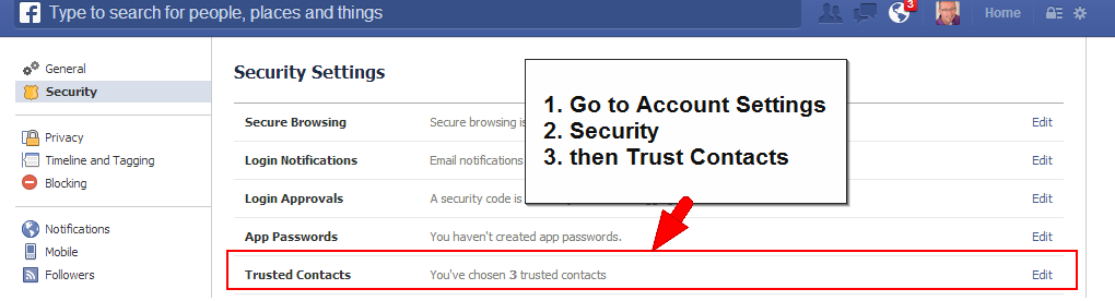 Trusted Contacts