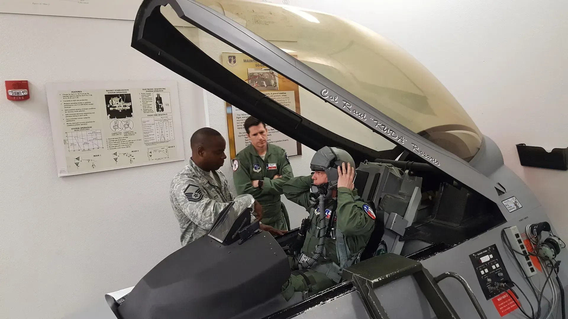 F 16 Egress Training