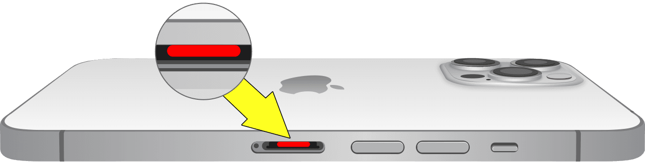 iPhone 13pro Max Liquid Contact Indicator