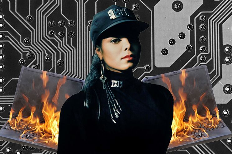 Janet Jackson Rhythm Nation Laptop