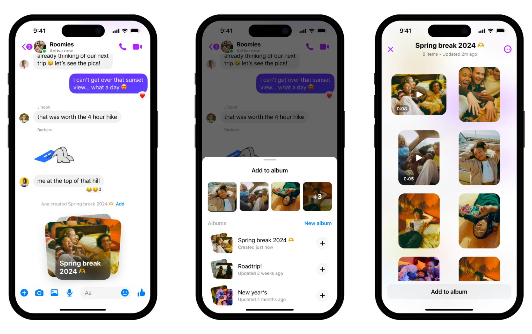 Messenger Shared Albums