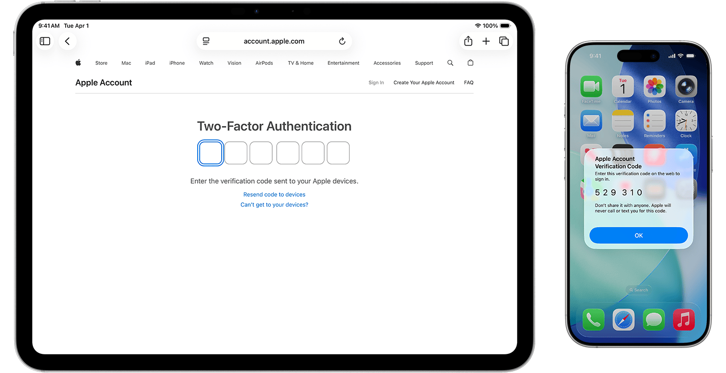 iOS 26 iPhone 16 Pro iPad Two Factor Authentication Hero