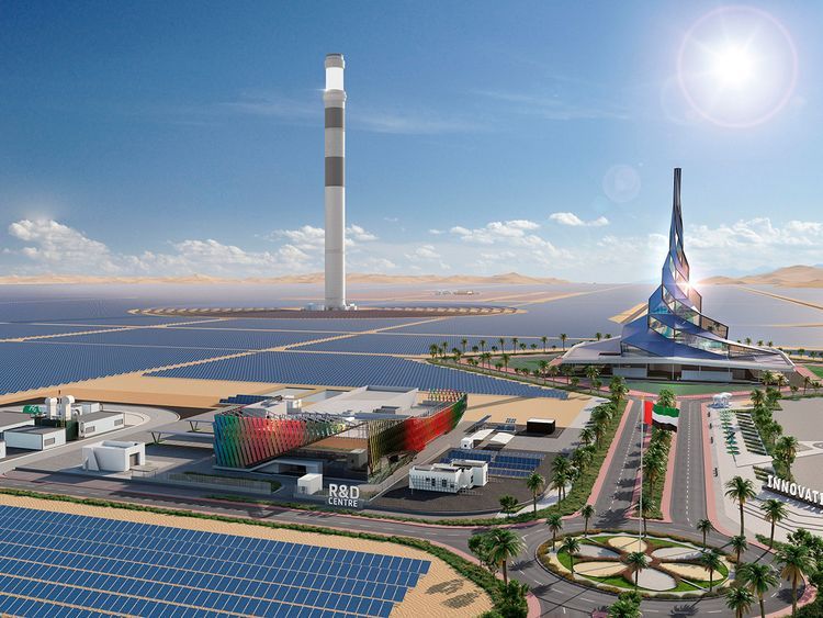 Storage Concentrated Solar Power System Ensure Dubai