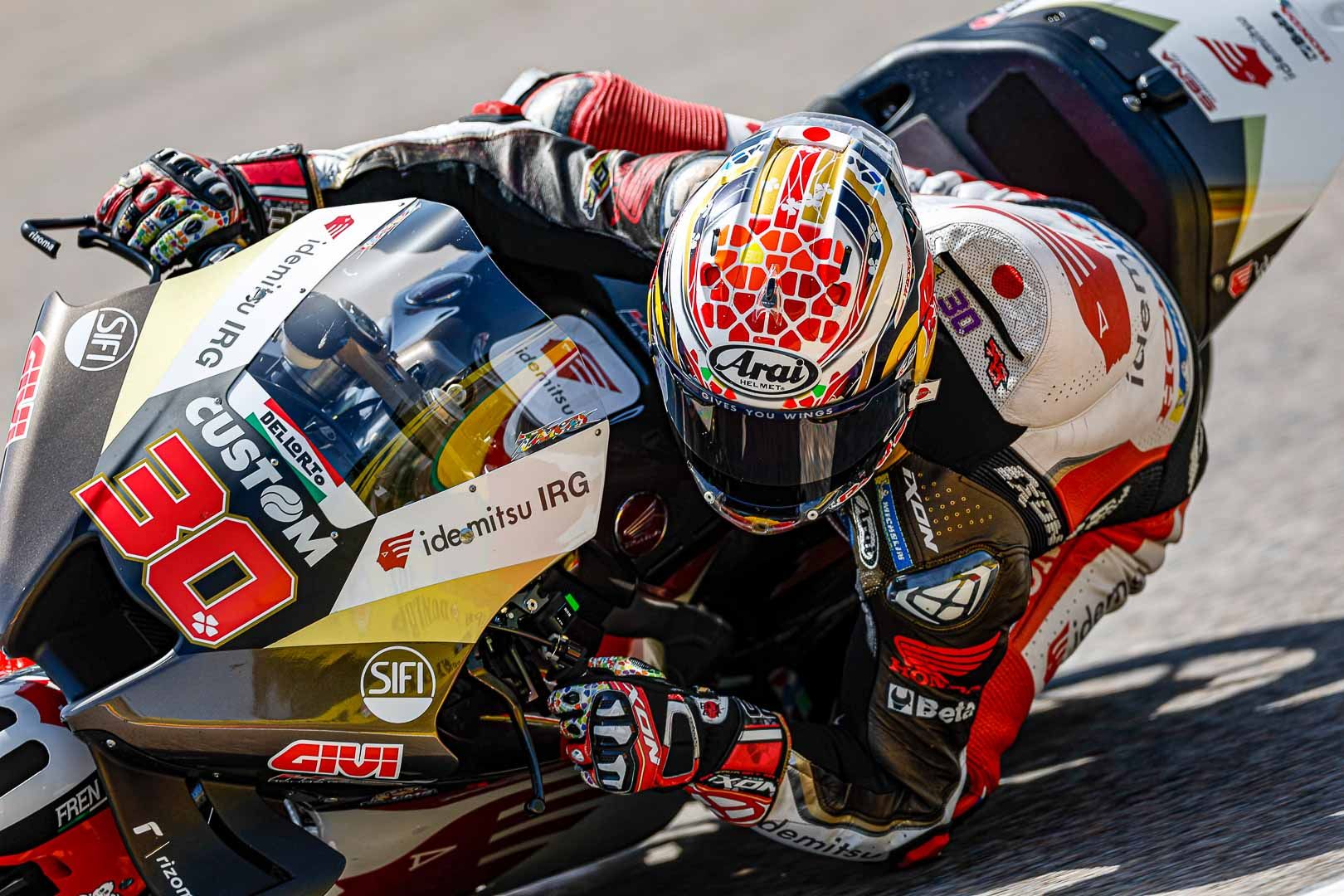 Taka Nakagami Arai Corsair X Motorcycle Helmet Motogp Crash Safety 8.jpg