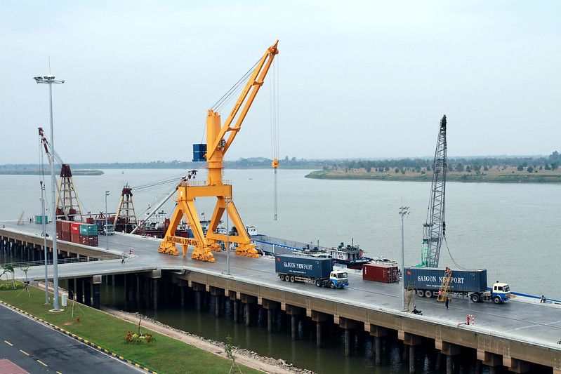 Phnom Penh Autonomous Port in Kandal Province 23 Feb 2013