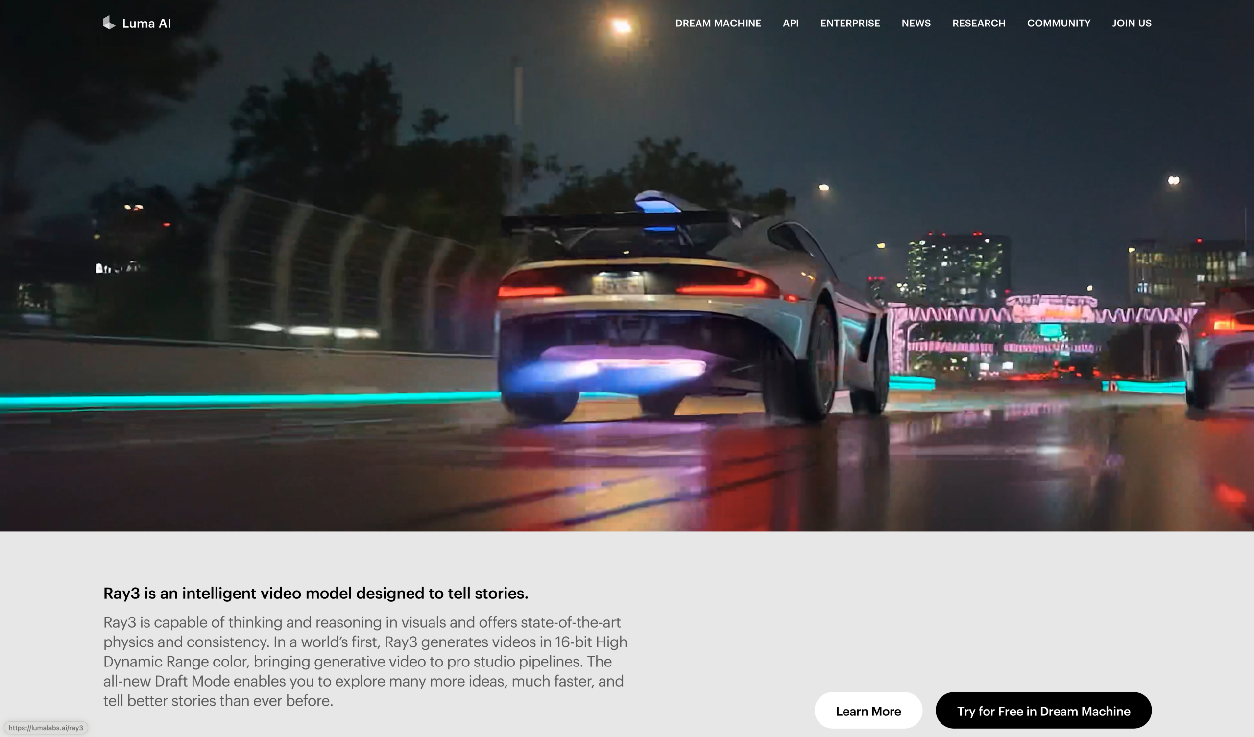 Luma AI Ray3 Home Scaled